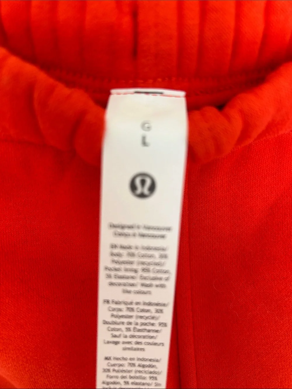 Lululemon Steady State SuperLoft Shorts 3.5 Cherry Ember Large NWT